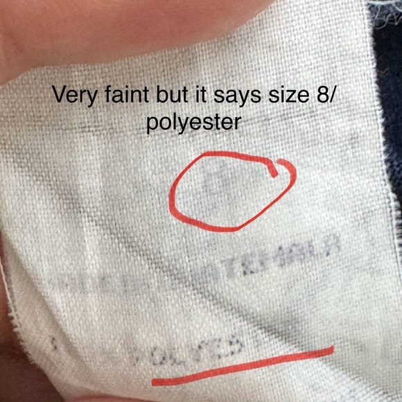 Lightweight blue and blackvery soft feel polyester trousers. W176 - Picture 6 of 9